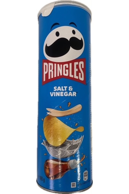 Pringles salt & vinegar 165gr